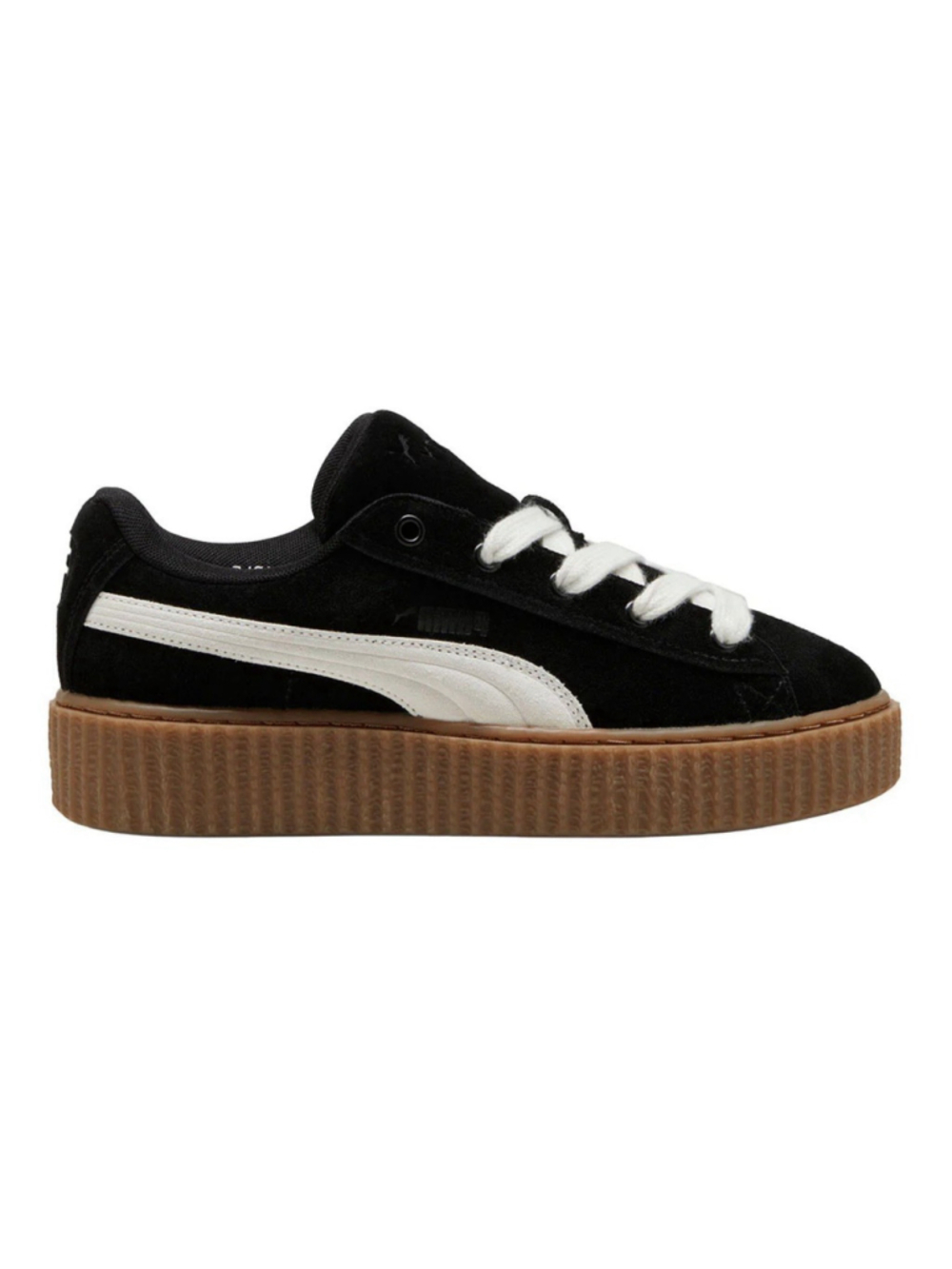 Size 7.5 - Fenty x Puma Creeper Phatty Black Warm White W NEW W/ Extra Laces